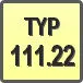 Piktogram - Typ: 111.22